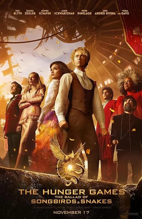 The Hunger Games: The Ballad of Songbirds & Snakes film posteri